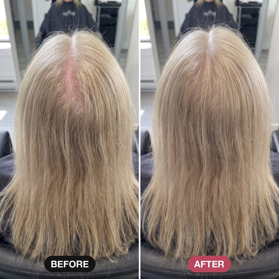 Long blonde, the crack at the back